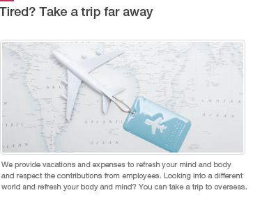 Tired? Take a trip far away